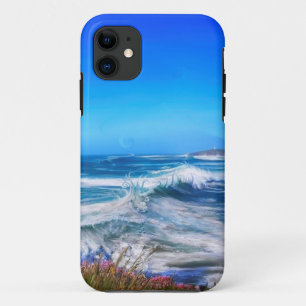 Abstract swirling wave gallop towards Fistral Beac Case-Mate iPhone Case