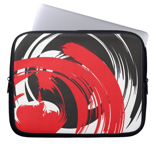 Abstract Swirls Electronics Sleeve (Front)