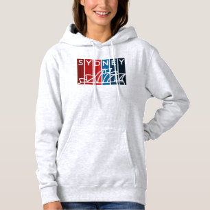 Abstract Sydney Opera House for Travel Enthusiasts Hoodie