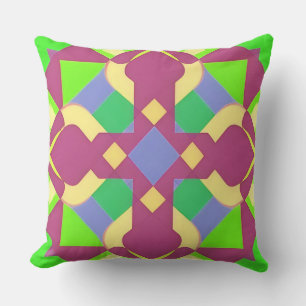 Abstract Symmetrical Design Cushion