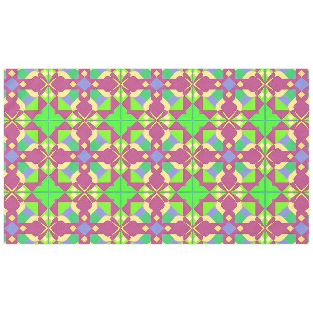 Abstract Symmetrical Design Tablecloth (Front (Horizontal))