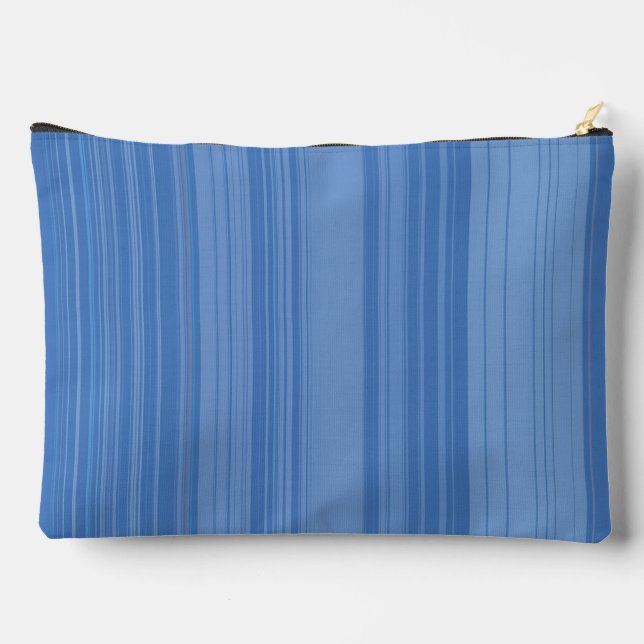 Abstract Symphony in Blue 3 Accessory Pouch (Back)