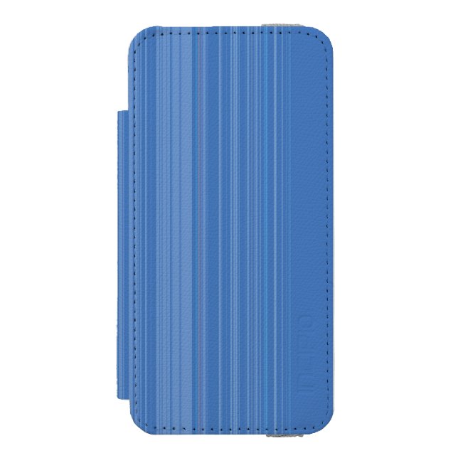 Abstract Symphony in Blue 3 Incipio iPhone Wallet Case (Folio Front)