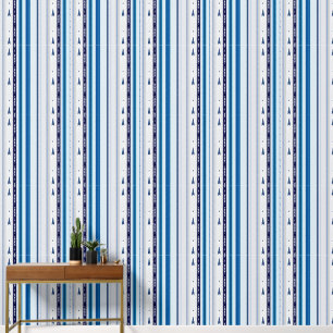 Abstract Symphony in Blue 5 (Vertical Lines) Wallpaper