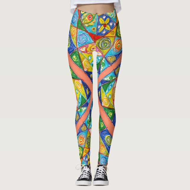 Abstract system leggings (Front)