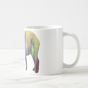 Abstract Tapir silhouette Coffee Mug