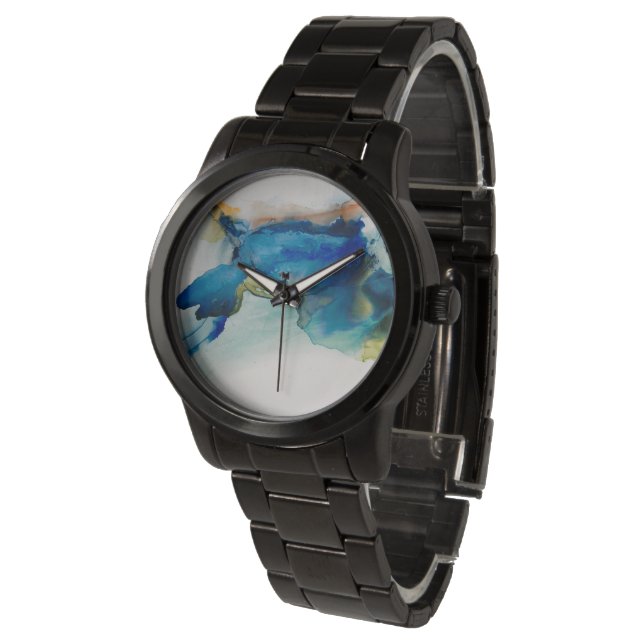 Abstract Terrain - Blue Watch (Angled)