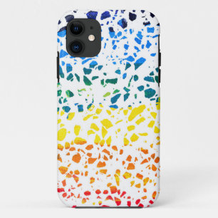 Abstract Terrazzo Mosaic Colourful Rainbow Pattern Case-Mate iPhone Case