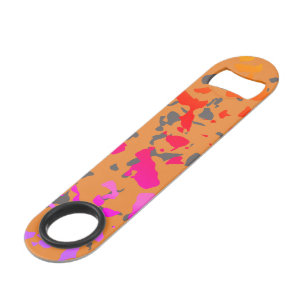 Abstract Terrazzo Style Colour Splash Pattern