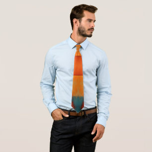 Abstract Textural Art: Nature concept art colours Tie