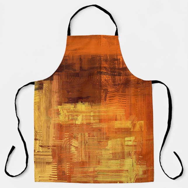 Abstract texture. 2d illustration. Expressive hand Apron (Front)