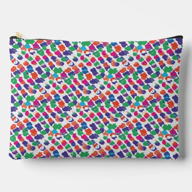 Abstract texture. accessory pouch (Front)