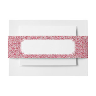 Abstract Texture Invitation Belly Band