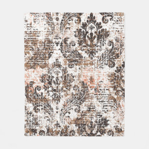Abstract texture or grunge background. Art texture Fleece Blanket