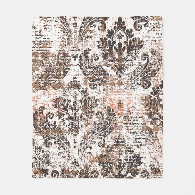 Abstract texture or grunge background. Art texture Fleece Blanket (Front)