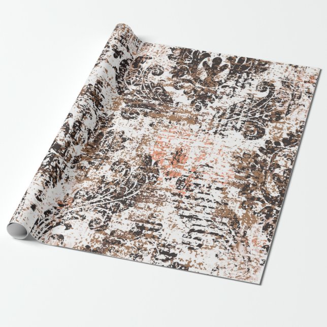Abstract texture or grunge background. Art texture Wrapping Paper (Unrolled)