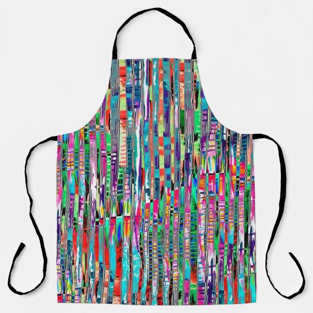 Abstract texture repeat modern patternabstract,ame apron (Front)
