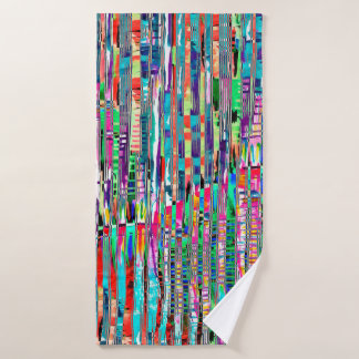 Abstract texture repeat modern patternabstract,ame bath towel