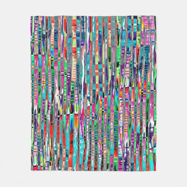 Abstract texture repeat modern patternabstract,ame fleece blanket (Front)