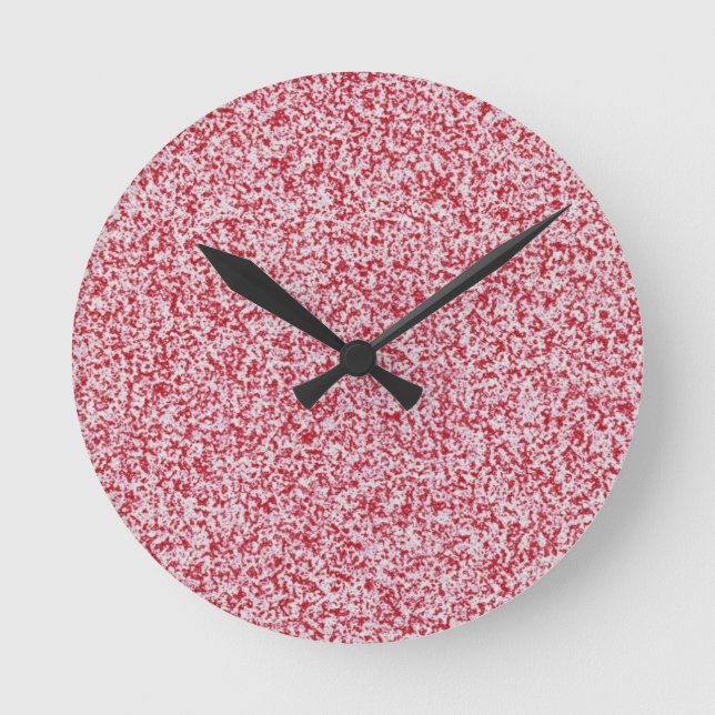 Abstract Texture Round Clock (Front)