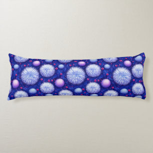 Abstract Texture with Glittering Orbs and Fuzzy Body Cushion