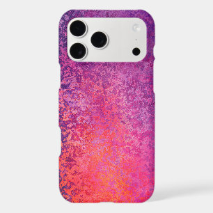 Abstract textured design in pink and purple