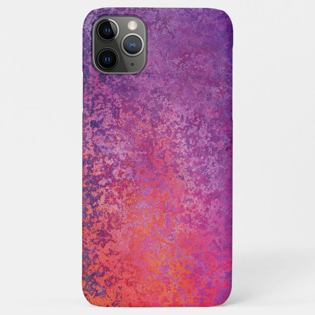 Abstract textured design in pink and purple Case-Mate iPhone case (Back)