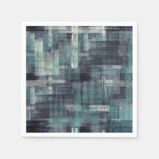 Abstract textured grey blue grunge pattern. napkin