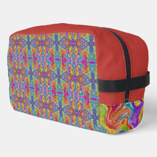 Abstract the Swirl of Colours Dopp Kit