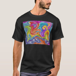 Abstract the Swirl of Colours T-Shirt