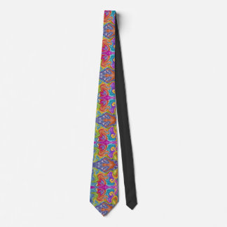 Abstract the Swirl of Colours Tie