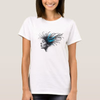 Abstract Thought Portrait Women’s Graphic T-Shirt