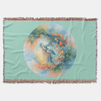 Abstract Throw Blanket