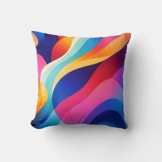 Abstract throw pillow
