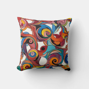 abstract-throw-pillow cushion