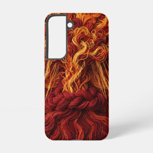 Abstract Thunderstorm Cloud Thread Samsung Cases