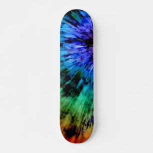 Abstract Tie Dye Skateboard