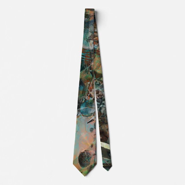 Abstract Tie in the Style of Hieronymus Bosch (Front)
