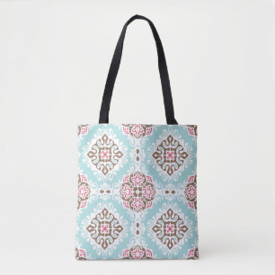 Abstract Tiled: Vintage Seamless Pattern Tote Bag