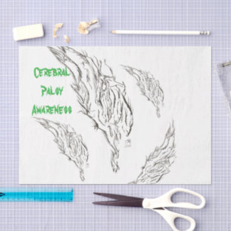 abstract tissue paper