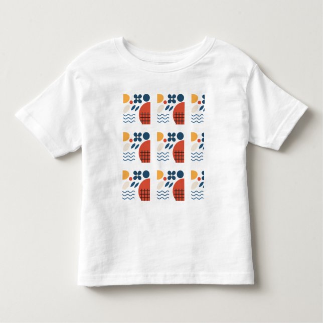 Abstract Toddler Fine Jersey T-Shirt (Front)