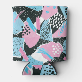 Abstract Torn Paper, Retro Collage. Can Cooler