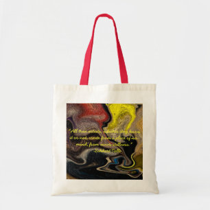 abstract tote bag