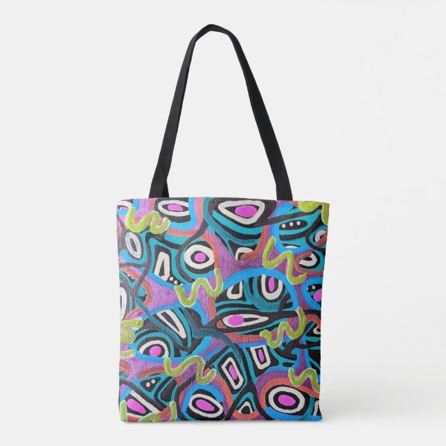 Abstract Tote Bag (Back)