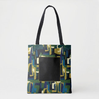abstract tote bag