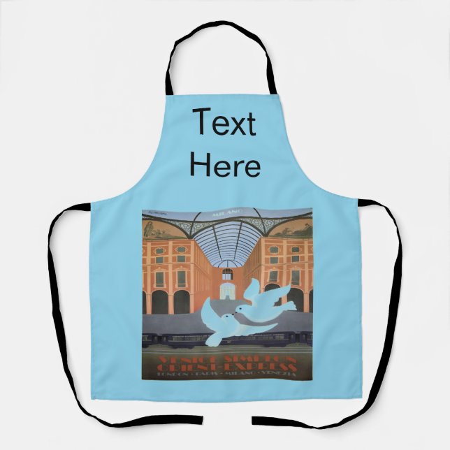 Abstract Train Design add text, Apron (Front)