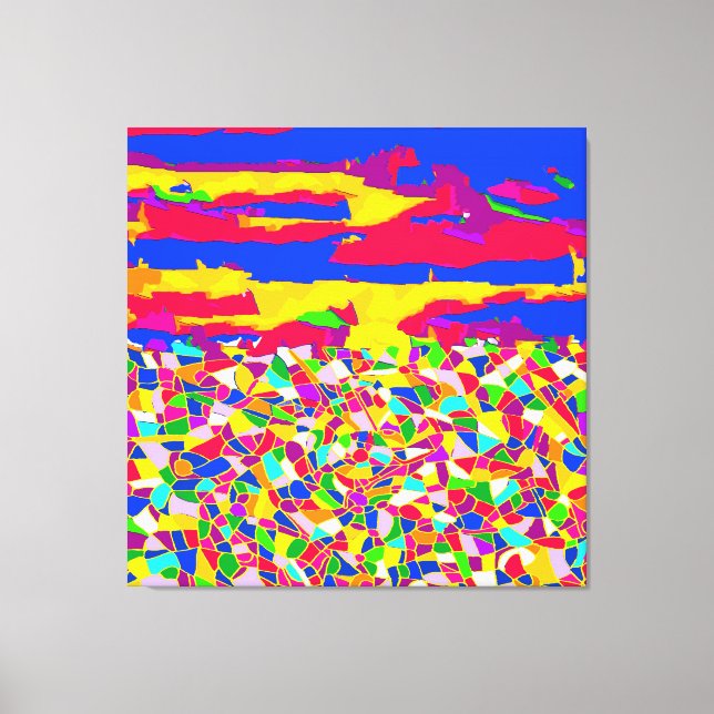 Abstract Transcendence Canvas Print (Front)