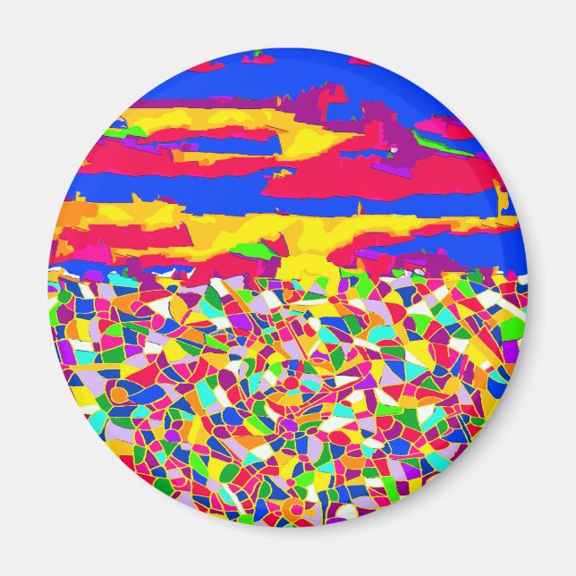 Abstract Transcendence-oil painting Magnet (Front)