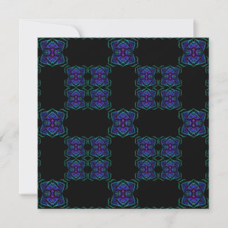 Abstract Translucent Layered Line Repeat Pattern Card