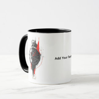 Abstract Trash Polka Pocket Watch Mug